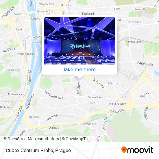 Cubex Centrum Praha map