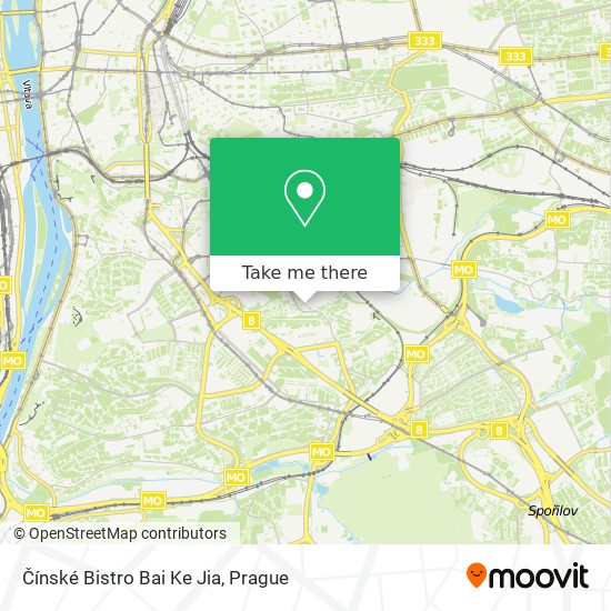 Čínské Bistro Bai Ke Jia map