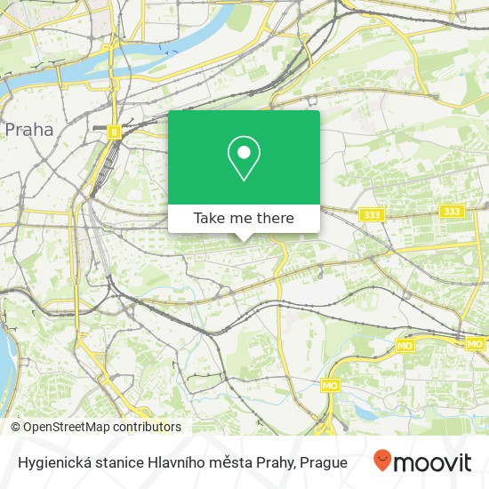 Карта Hygienická stanice Hlavního města Prahy