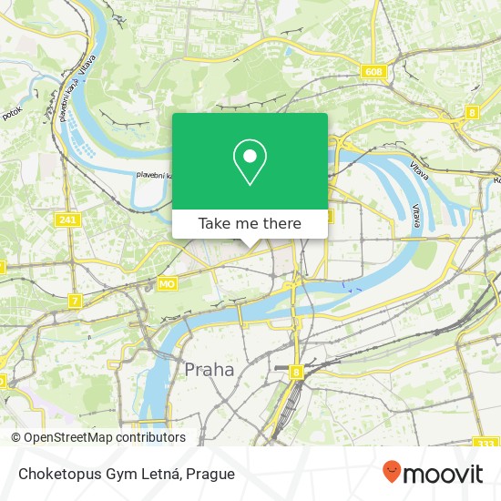 Карта Choketopus Gym Letná