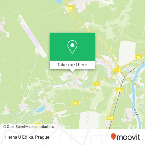 Herna U Edika map