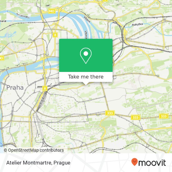 Карта Atelier Montmartre