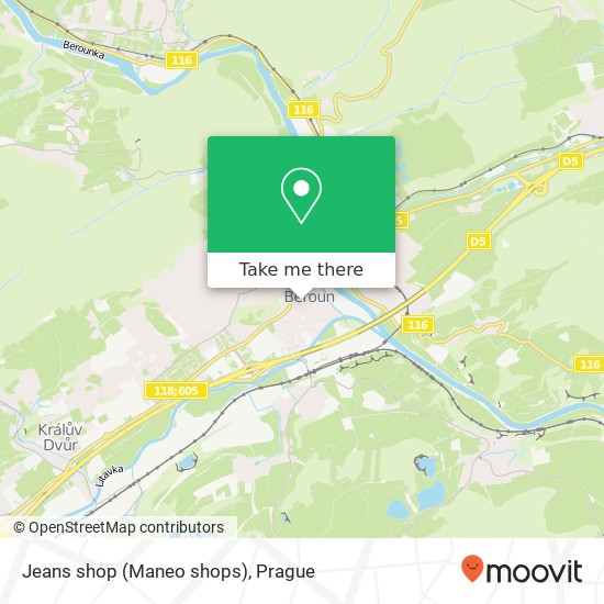 Jeans shop (Maneo shops) map