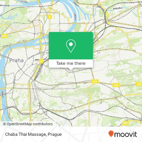 Chaba Thai Massage map