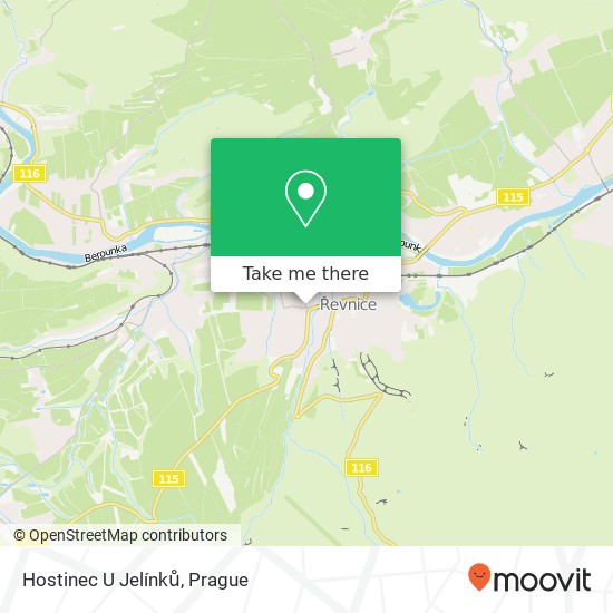 Hostinec U Jelínků map