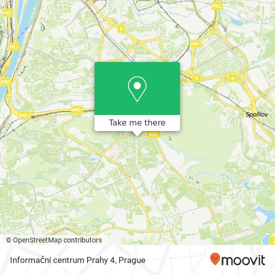 Informační centrum Prahy 4 map