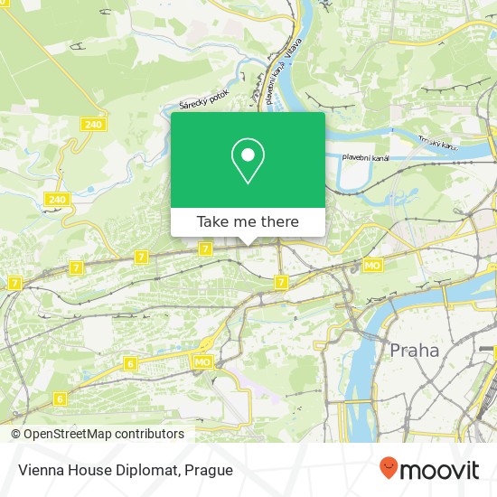 Карта Vienna House Diplomat