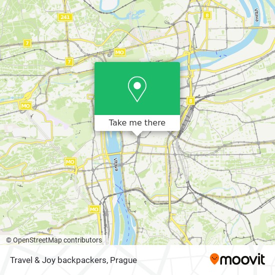 Travel & Joy backpackers map