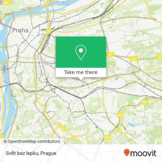 Svět bez lepku map