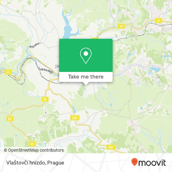 Vlaštovčí hnízdo map