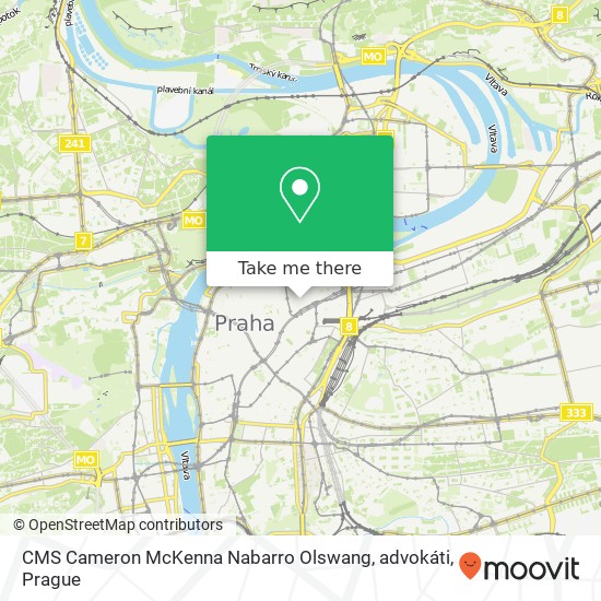 CMS Cameron McKenna Nabarro Olswang, advokáti map