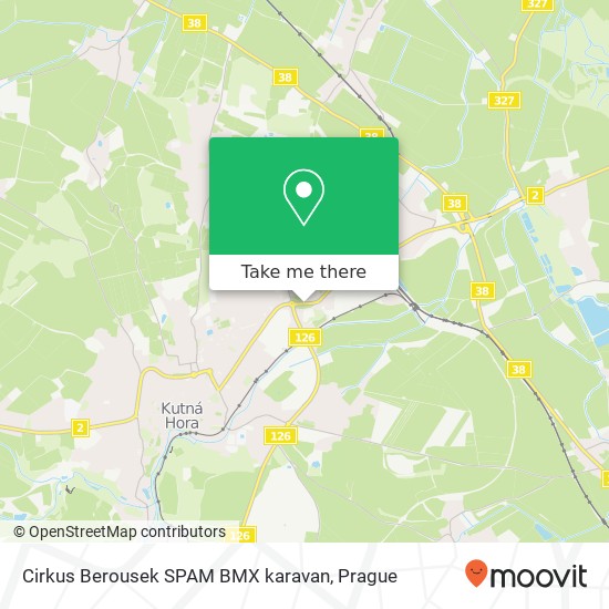 Cirkus Berousek SPAM BMX karavan map