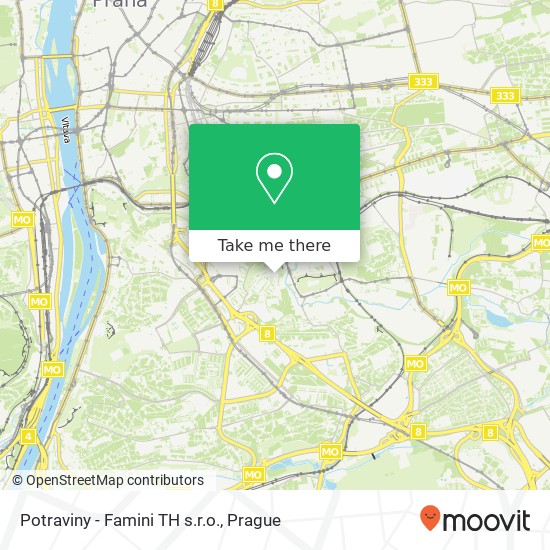 Potraviny - Famini TH s.r.o. map