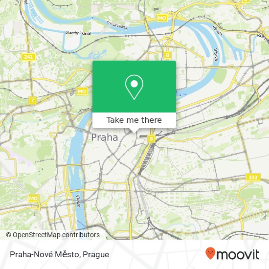Praha-Nové Město map