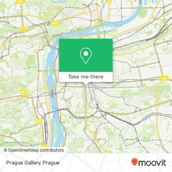 Prague Gallery map