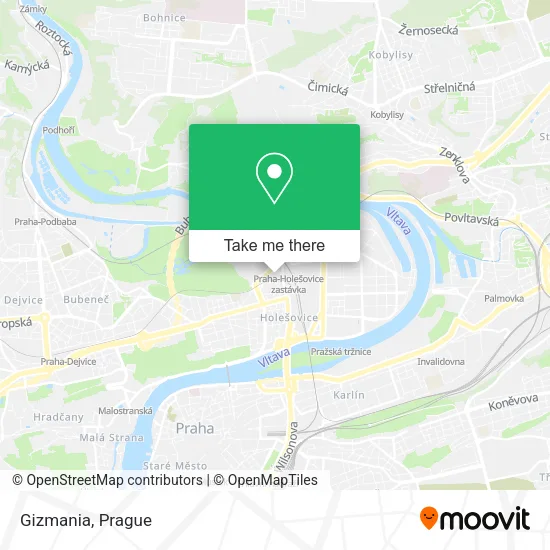 Карта Gizmania