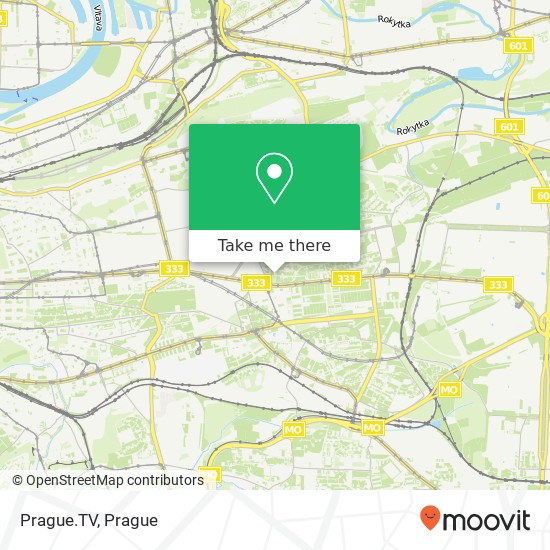 Prague.TV map