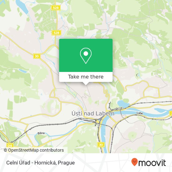 Карта Celní Úřad - Hornická