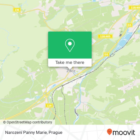 Narození Panny Marie map