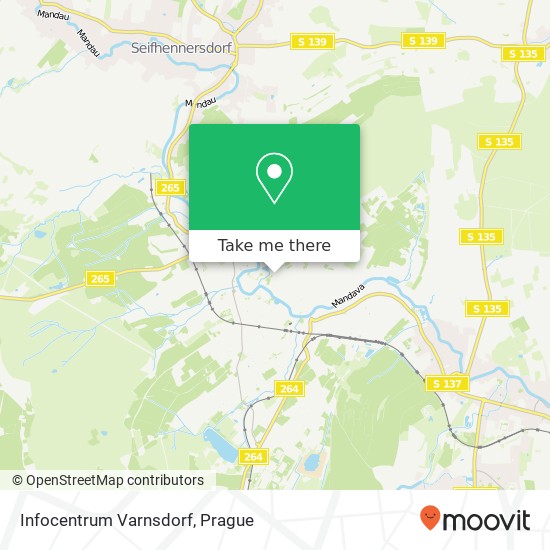 Infocentrum Varnsdorf map