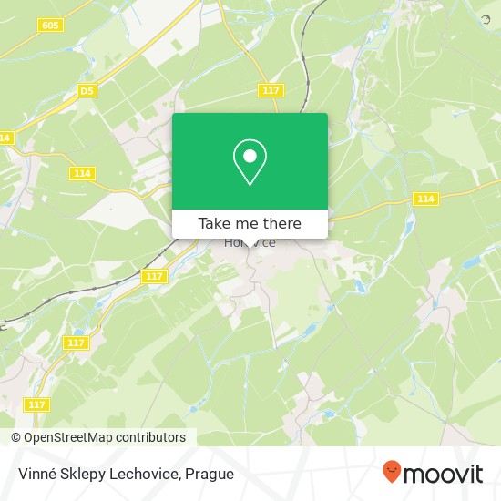 Vinné Sklepy Lechovice map