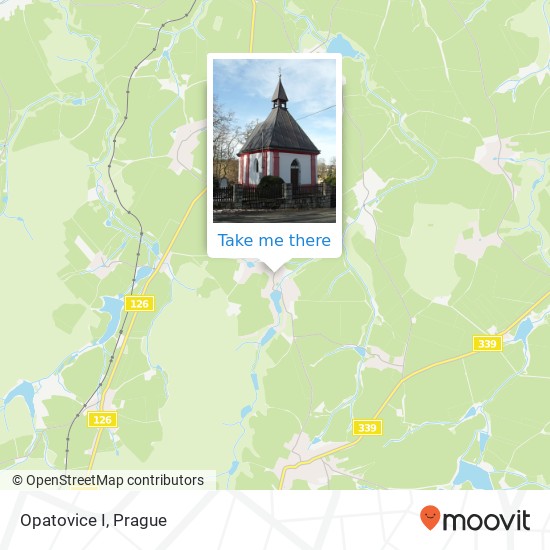 Opatovice I map