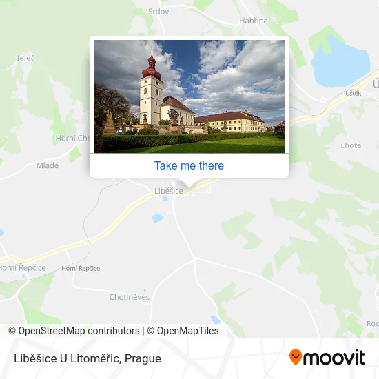 Карта Liběšice U Litoměřic