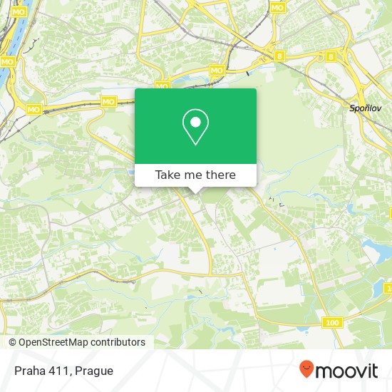 Praha 411 map