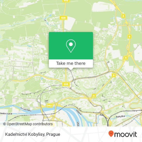 Kadeřnictví Kobylisy map