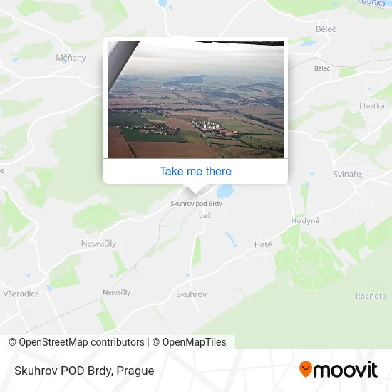 Карта Skuhrov POD Brdy