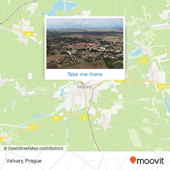 Velvary map