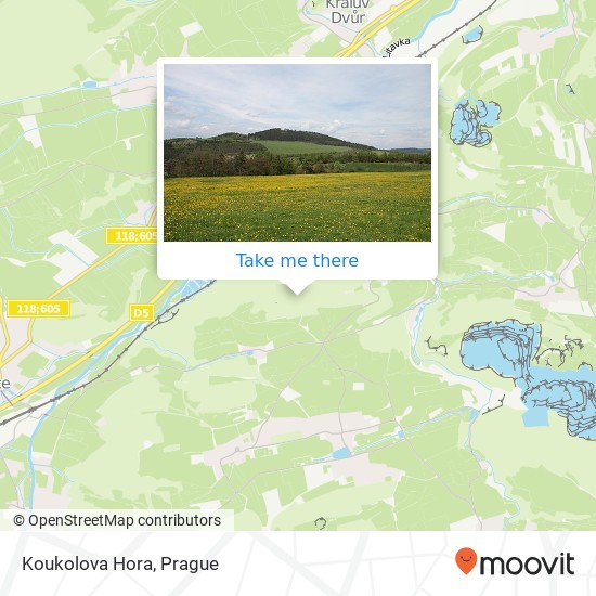 Koukolova Hora map