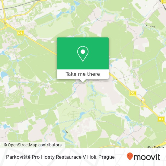 Parkoviště Pro Hosty Restaurace V Holi map