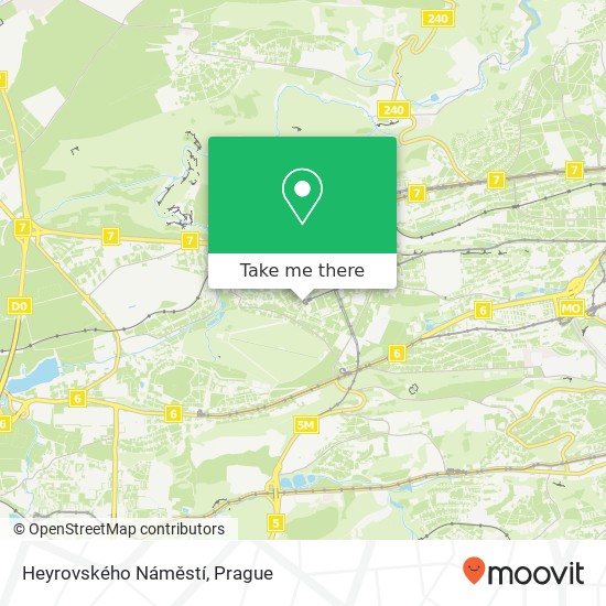 Heyrovského Náměstí map
