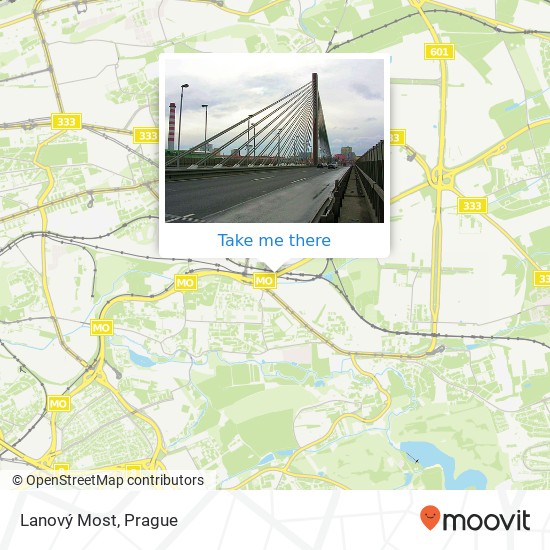 Карта Lanový Most