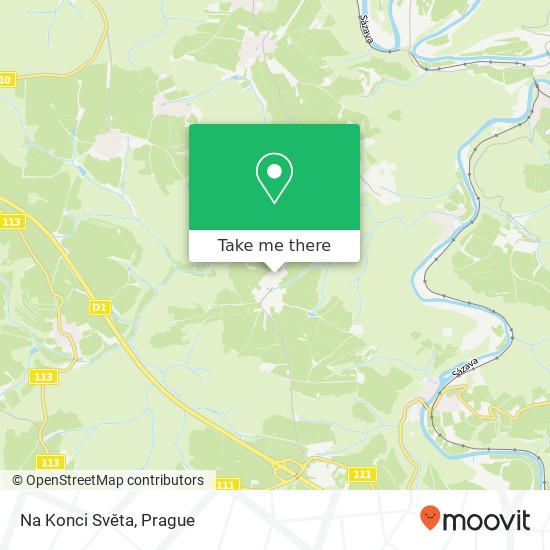 Na Konci Světa map