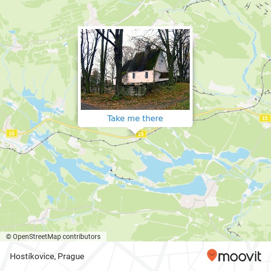 Hostíkovice map