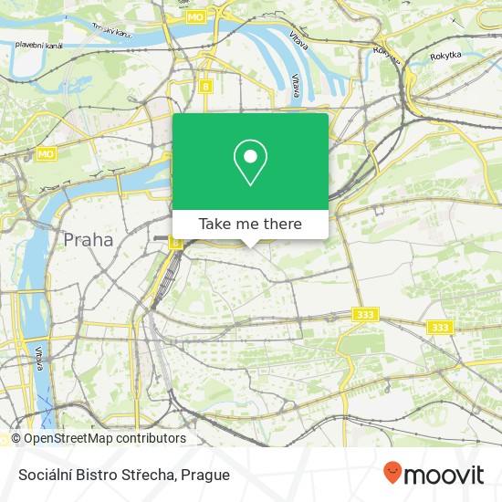 Sociální Bistro Střecha map