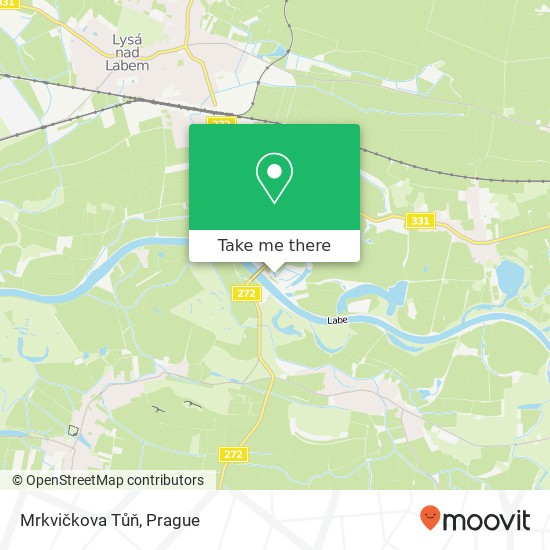 Карта Mrkvičkova Tůň