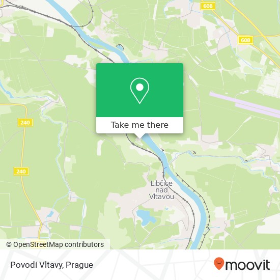 Povodí Vltavy map