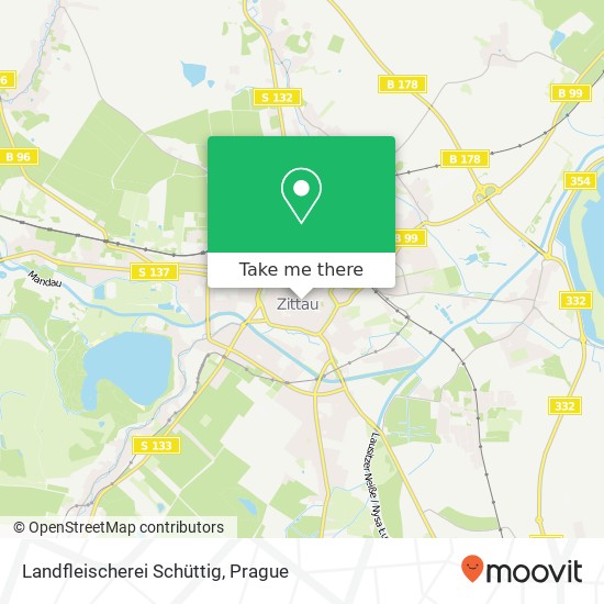 Landfleischerei Schüttig map