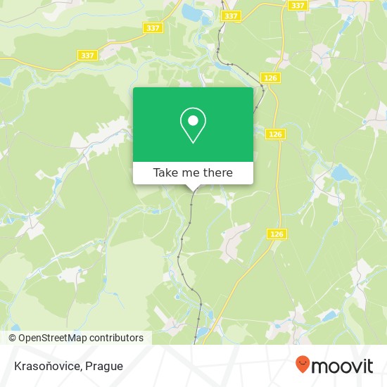 Карта Krasoňovice