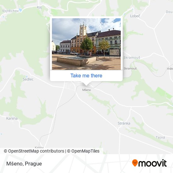 Mšeno map