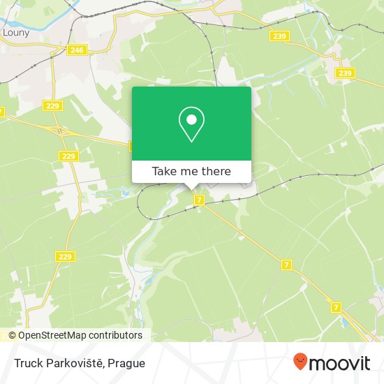 Truck Parkoviště map