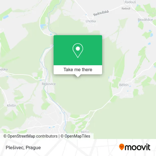 Карта Plešivec