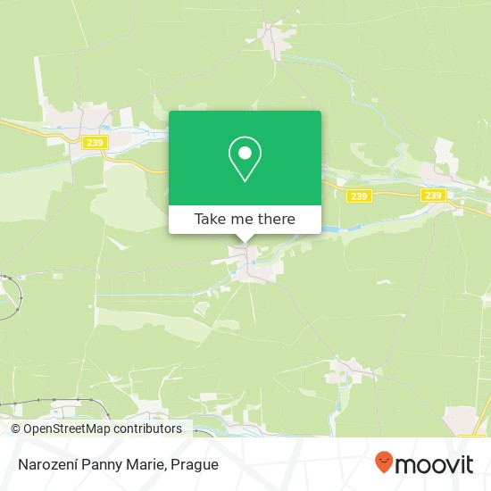 Narození Panny Marie map