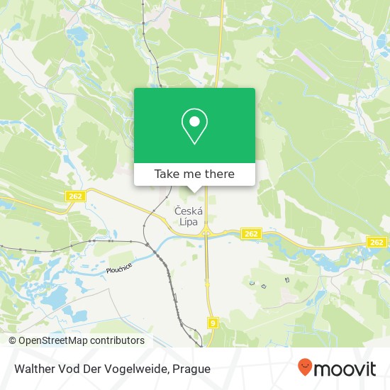 Walther Vod Der Vogelweide map