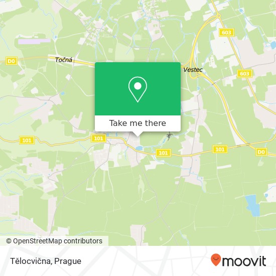 Tělocvična map