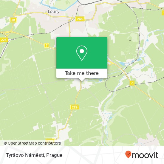 Tyršovo Náměstí map