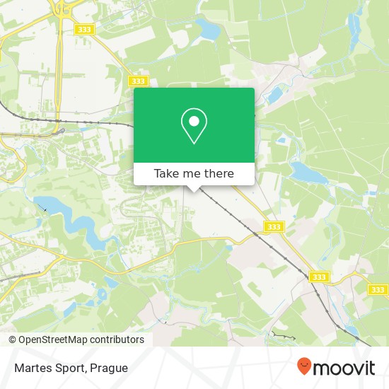 Martes Sport map